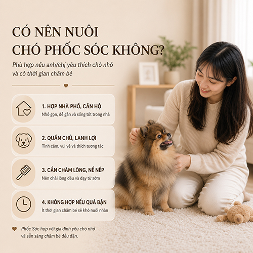 Có nên nuôi chó Phốc Sóc không