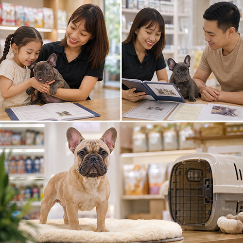 Tư vấn giấy tờ, nguồn gốc và sức khỏe khi chọn chó Bull Pháp