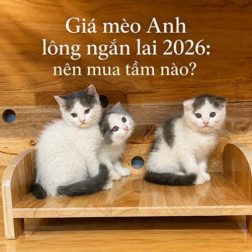 Ảnh đại diện bài giá mèo Anh lông ngắn lai