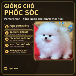 Ảnh đại diện bài giống chó Phốc Sóc Pomeranian tổng quan