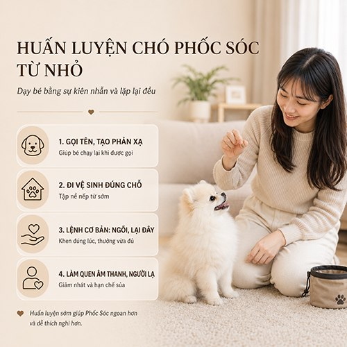 Huấn luyện chó Phốc Sóc từ nhỏ