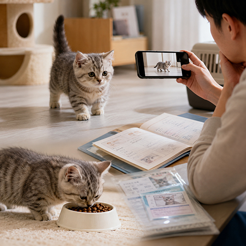 Kiểm tra video thật khi xem mèo chân ngắn giá rẻ
