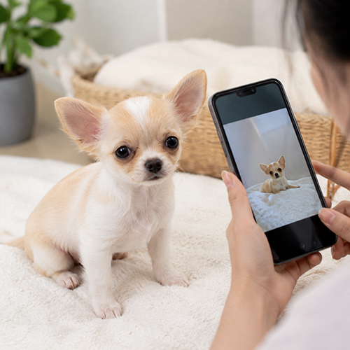 Kiểm tra video thật của chó Chihuahua giá rẻ trước khi đặt cọc