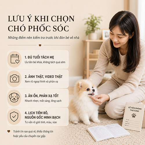 Lưu ý khi chọn chó Phốc Sóc khỏe mạnh
