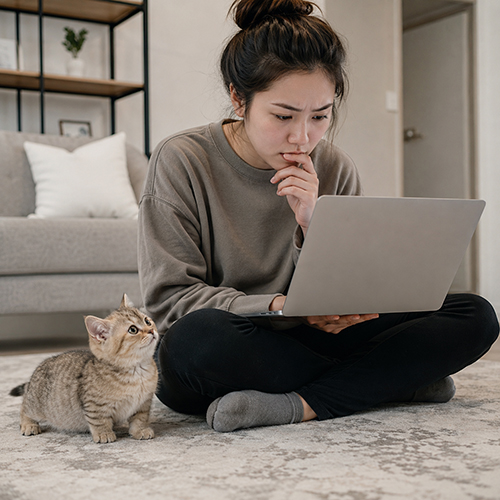 Người mua kiểm tra tin rao mèo chân ngắn giá rẻ