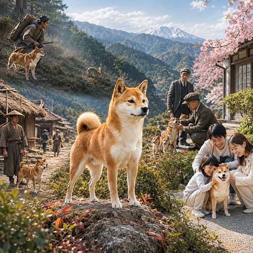 Nguồn gốc chó Shiba Inu từ giống chó săn núi Nhật Bản