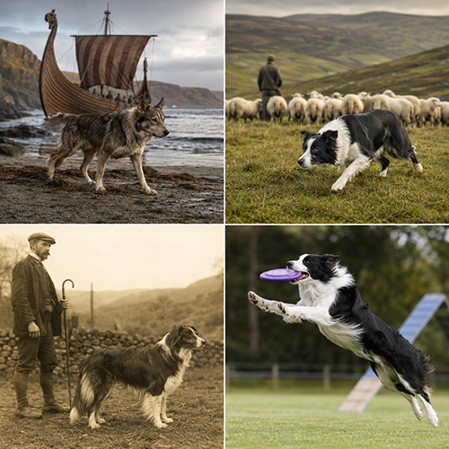 Lịch sử giống chó Border Collie qua các giai đoạn chăn cừu
