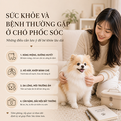 Sức khỏe và bệnh thường gặp ở chó Phốc Sóc
