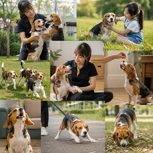 Chó Beagle thân thiện, năng động và thích chơi cùng người