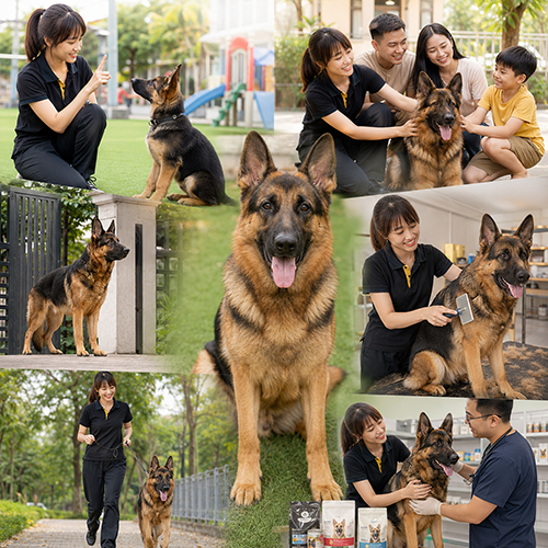 Ảnh minh họa ưu và nhược điểm khi nuôi chó Becgie Đức tại Chạm Pets