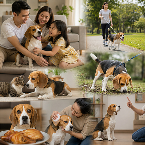 Ưu nhược điểm của chó Beagle khi nuôi trong gia đình